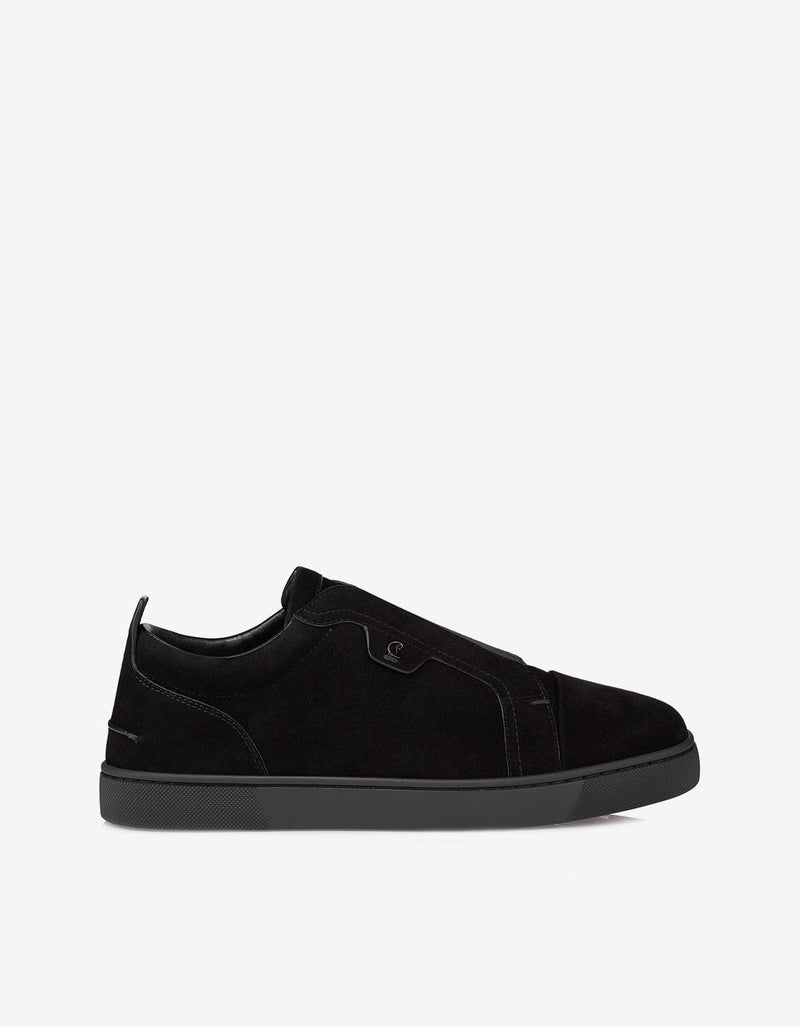 Christian Louboutin St Louis Black Suede Trainers 3250667 BK01