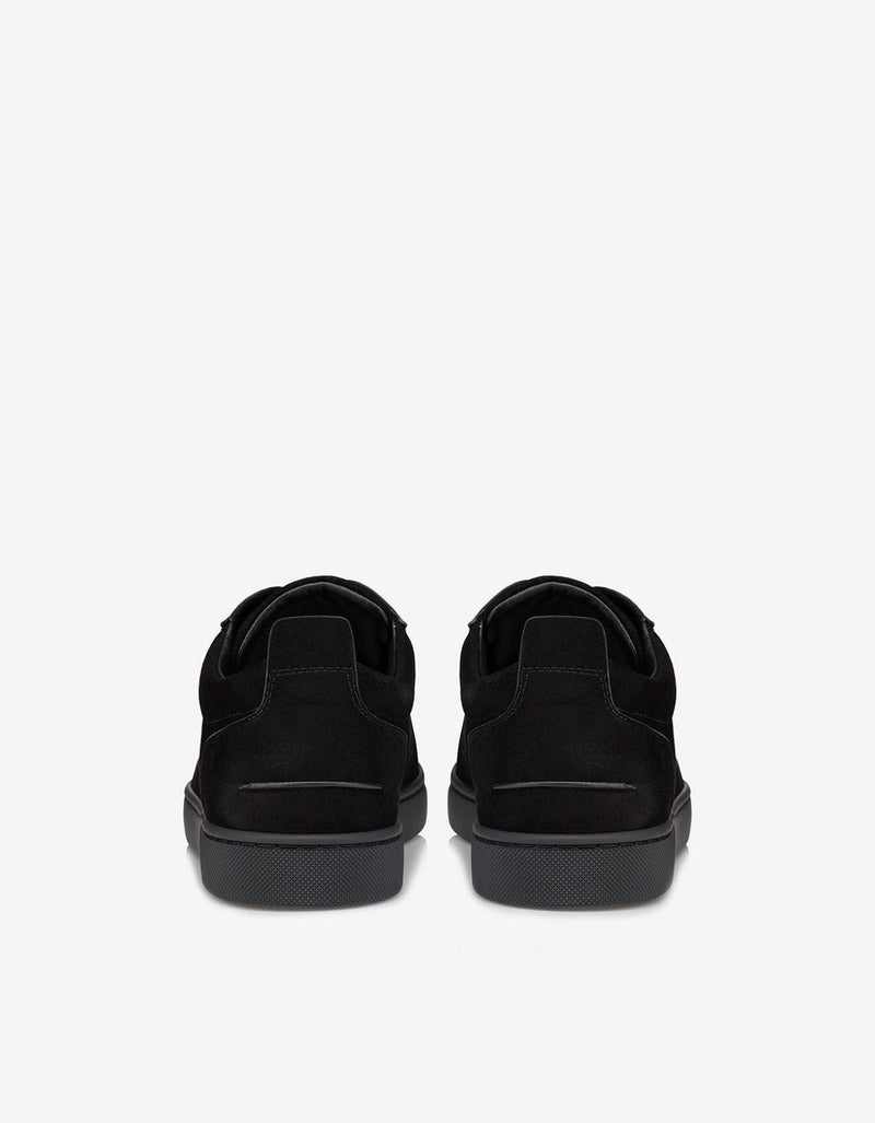 Christian Louboutin St Louis Black Suede Trainers 3250667 BK01