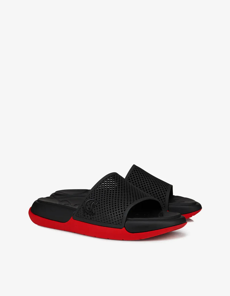 Christian Louboutin Black Easy Breezy Sandals 1260773 BK01