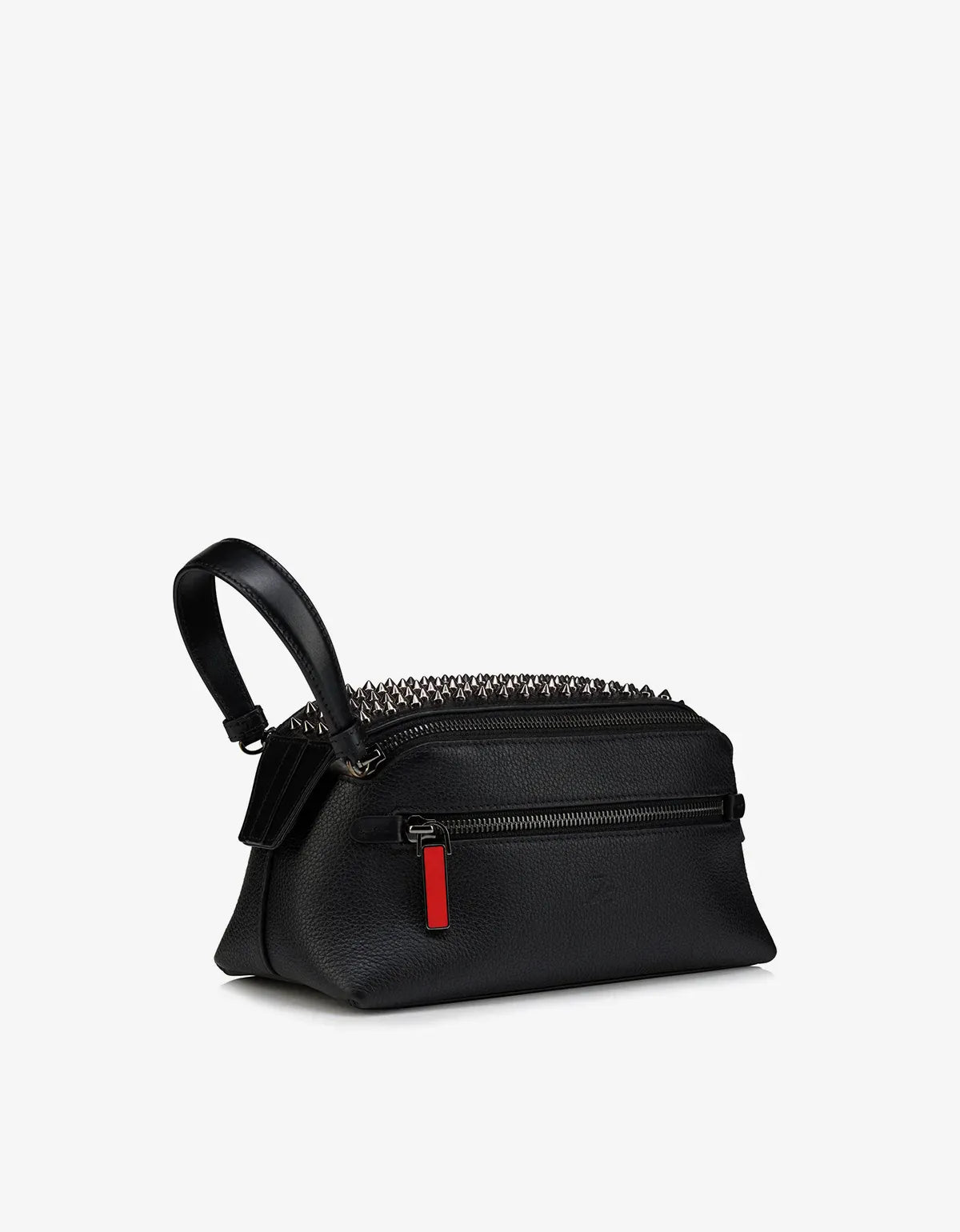 Christian Louboutin Black Funky Travel Pouch Bag – mens designer Christian Louboutin Black Funky Travel Pouch Bag – mens designer