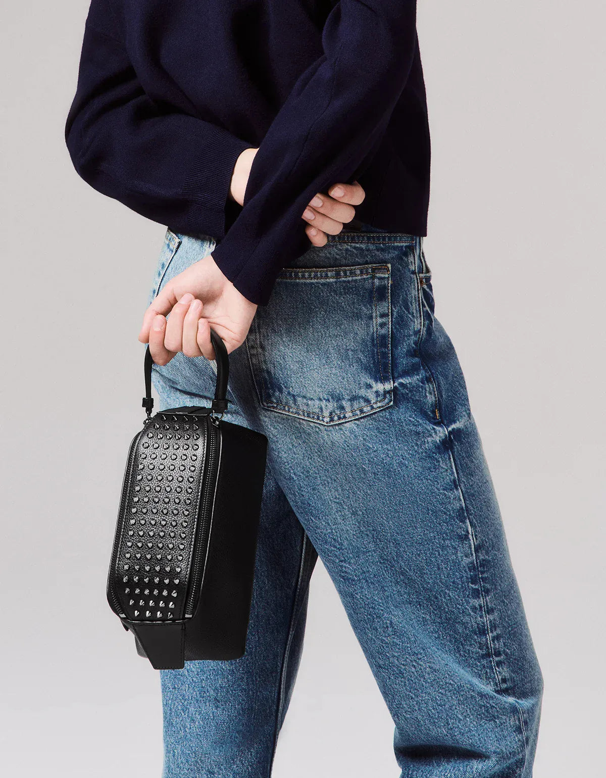 Christian Louboutin Black Funky Travel Pouch 1265095 B078