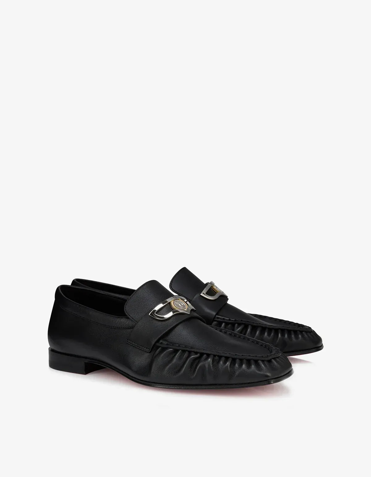 Christian Louboutin Black Mocallista Loafers 1260099 BK01