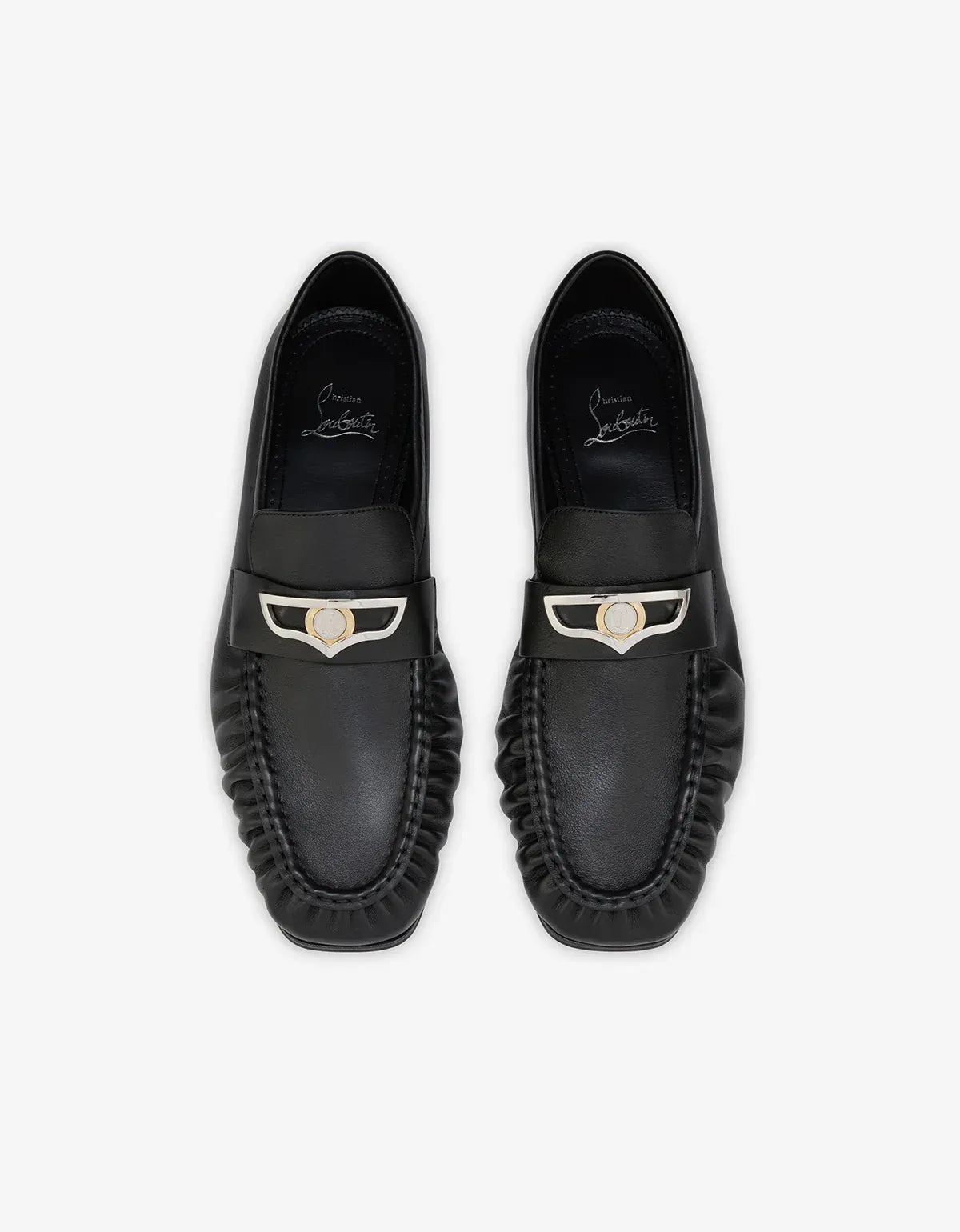 Christian Louboutin Black Mocallista Loafers 1260099 BK01