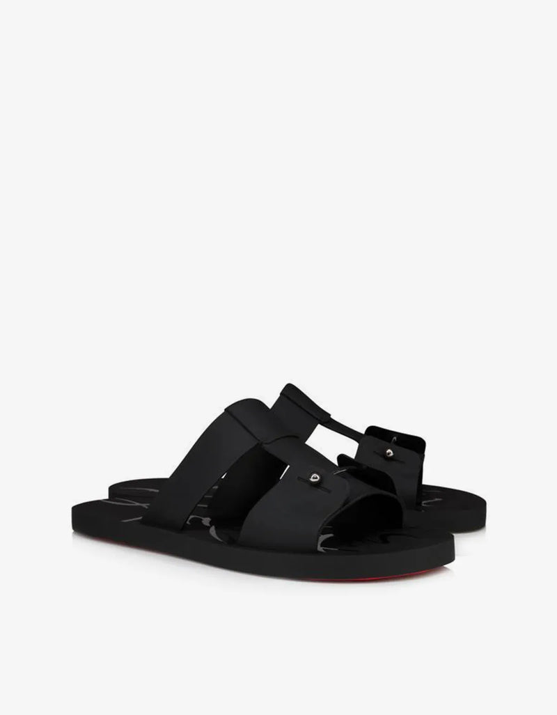 Christian Louboutin Black Zakouski Sandals 1260621 BK01