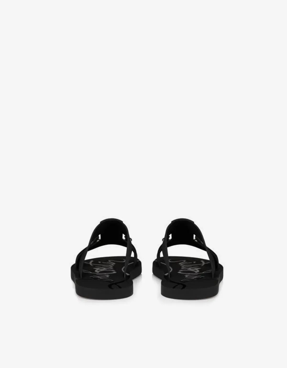 Christian Louboutin Black Zakouski Sandals 1260621 BK01