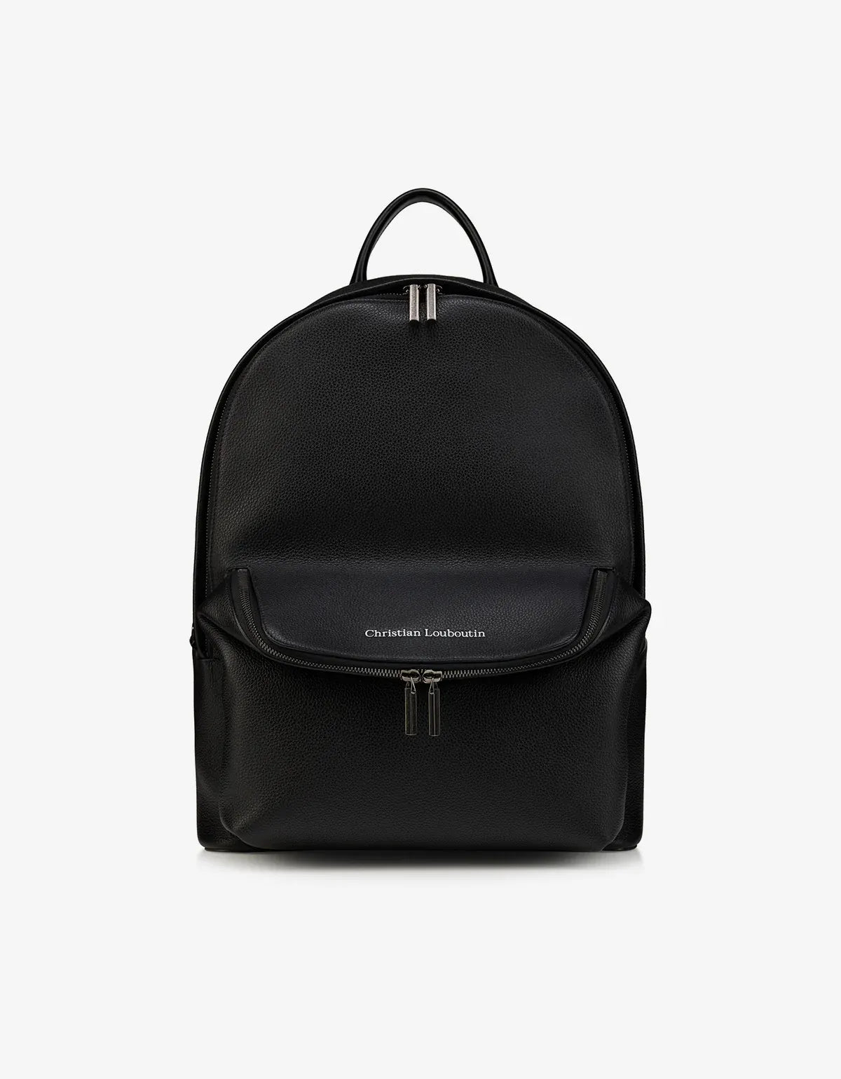 Christian Louboutin Black Nostalgic Backpack – mens designer Christian Louboutin Black Nostalgic Backpack – mens designer