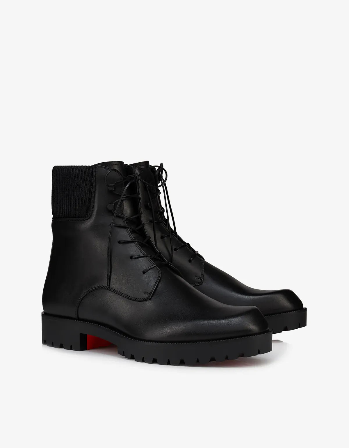Christian Louboutin Black Trapman TCT 2 Boots 1260635 BK01