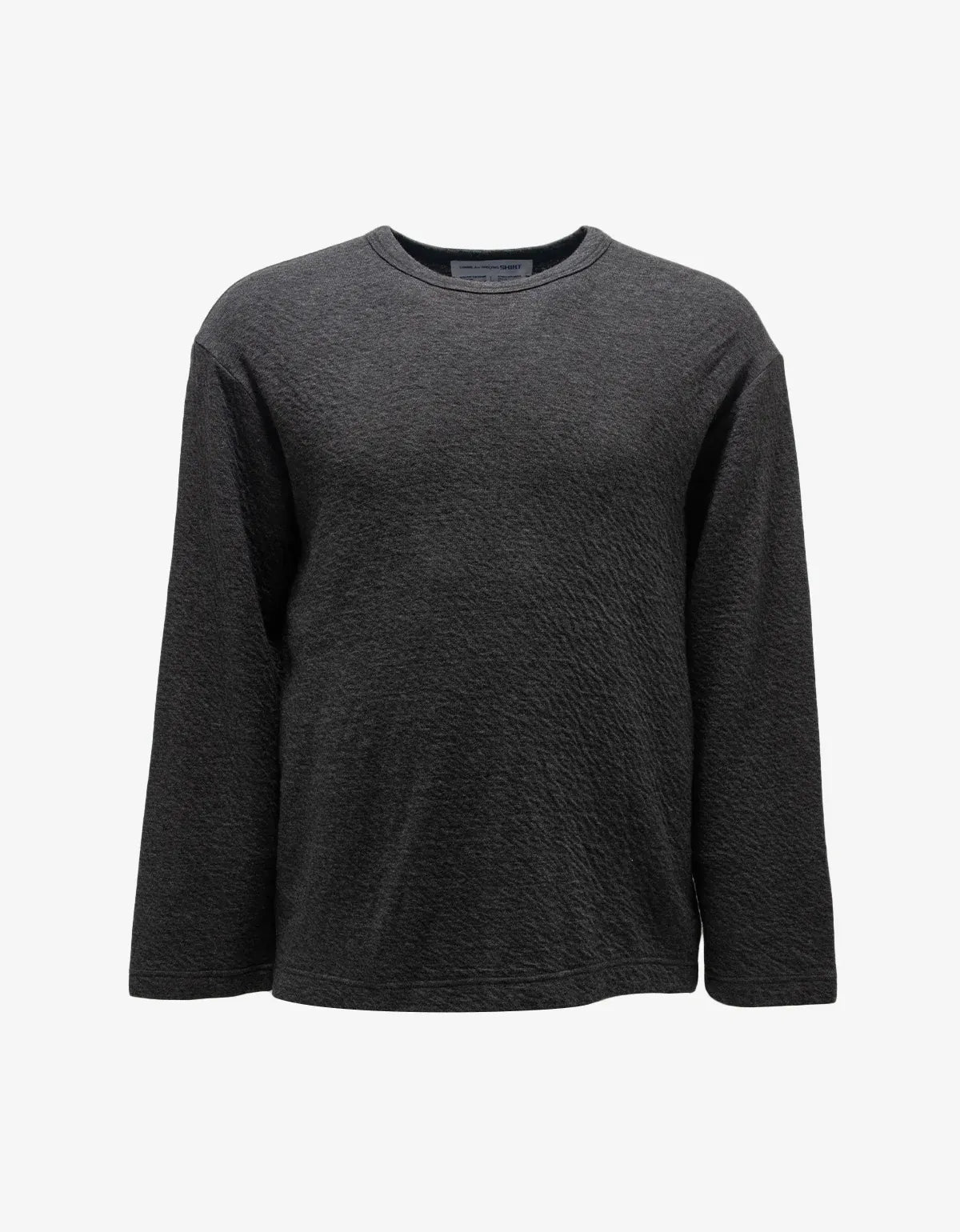 Comme Des Garçons Shirt Grey Lightweight Wool Knit