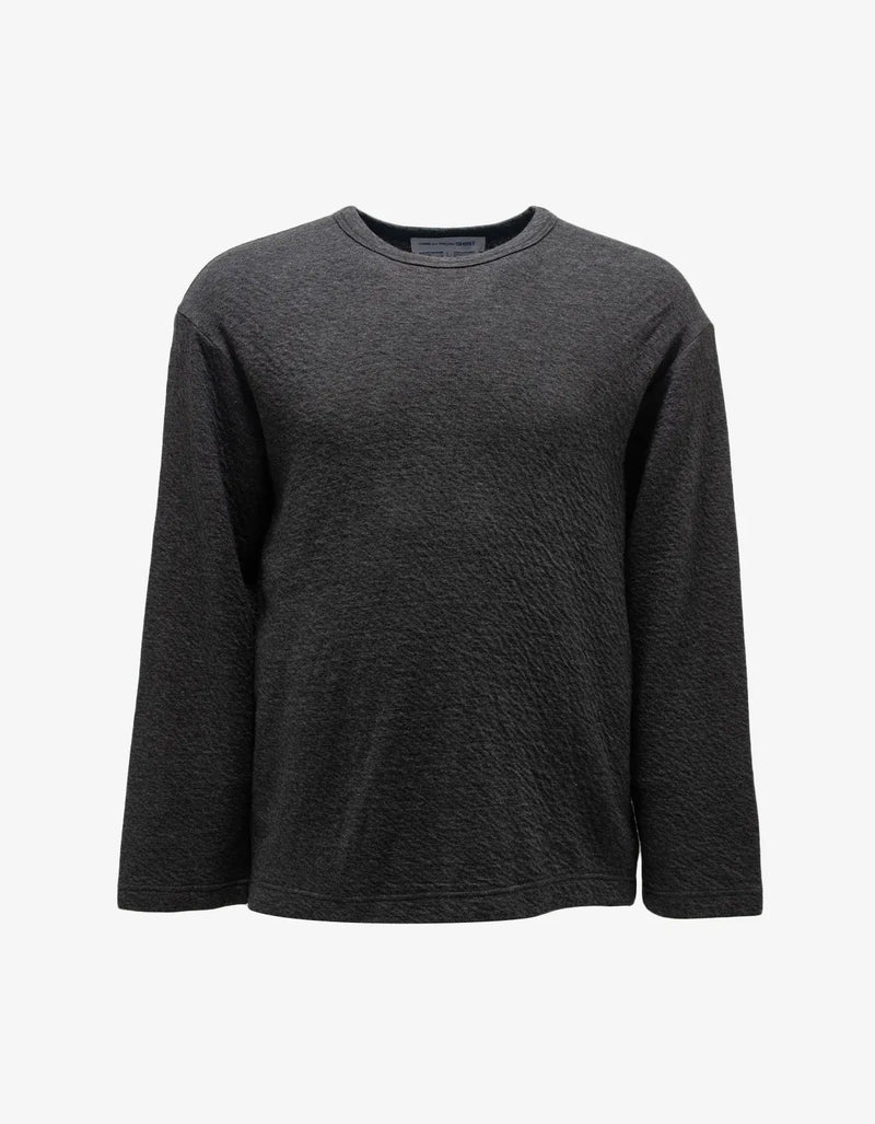 Comme Des Garçons Shirt Grey Lightweight Wool Knit