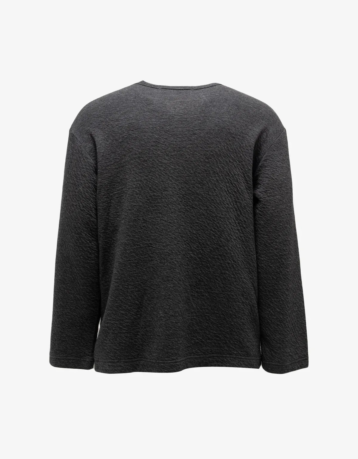 Comme Des Garçons Shirt Grey Lightweight Wool Knit