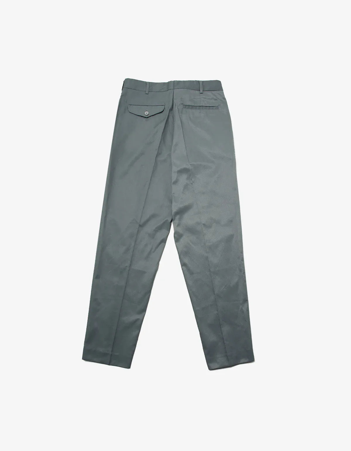 Comme Des Garçons Shirt Grey Tapered Twill Trousers