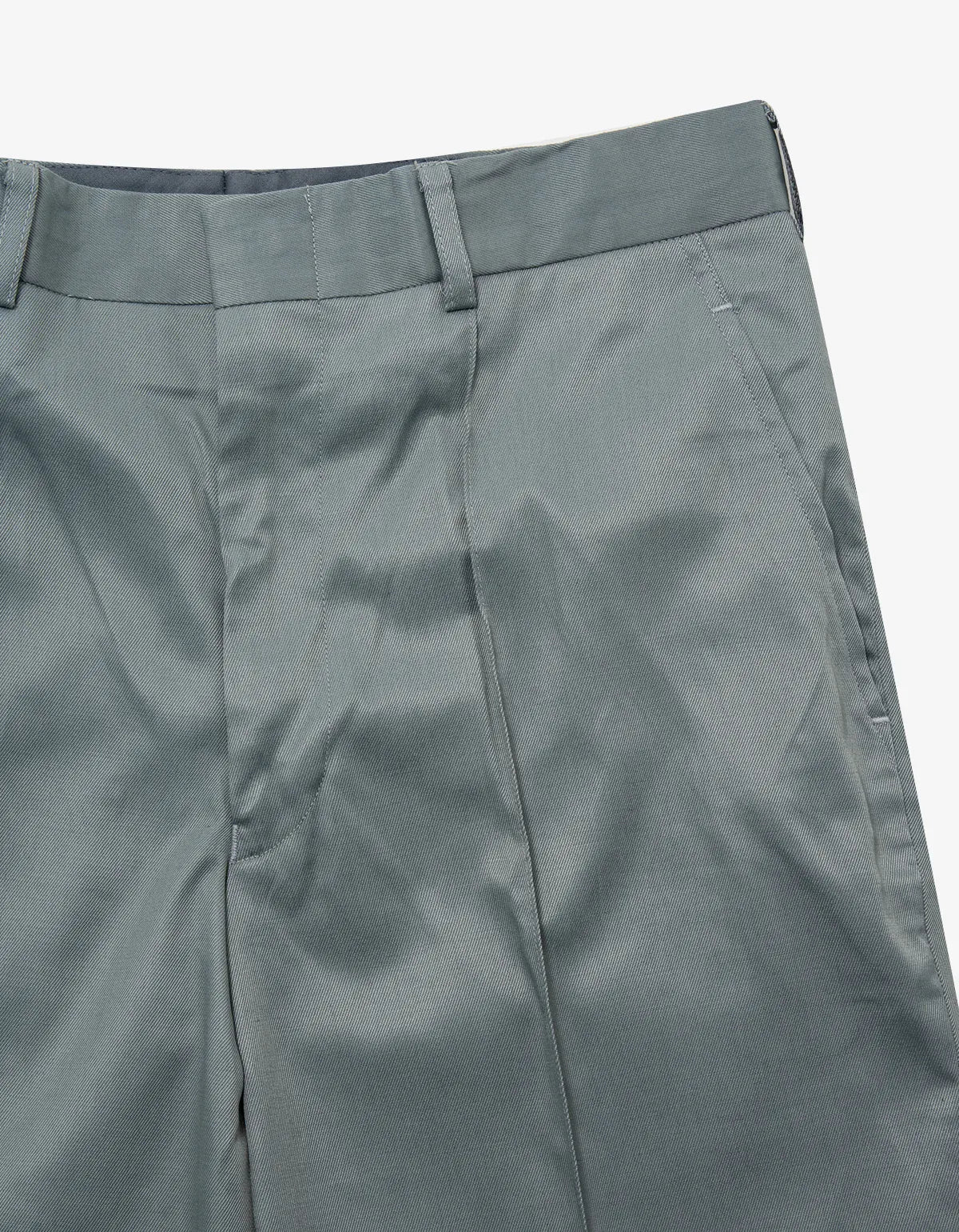 Comme Des Garçons Shirt Grey Tapered Twill Trousers