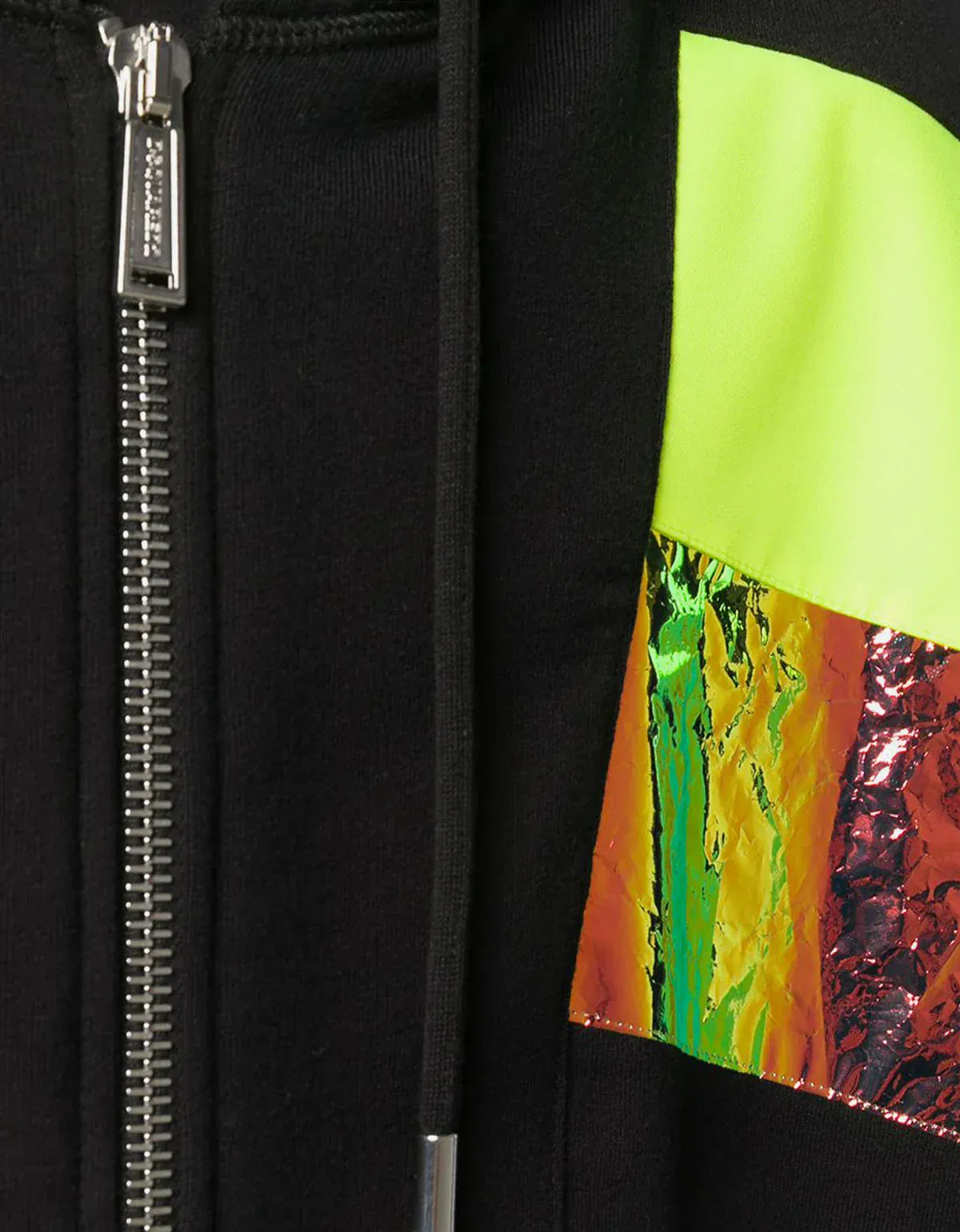 Dsquared2 Black Neon Panelled Hoodie