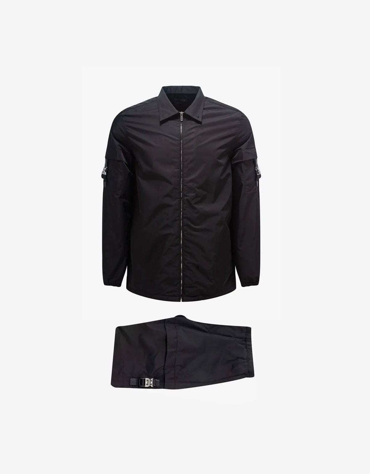Givenchy Black 4G Buckle Pocket Overshirt & Cargo Trousers Bundle