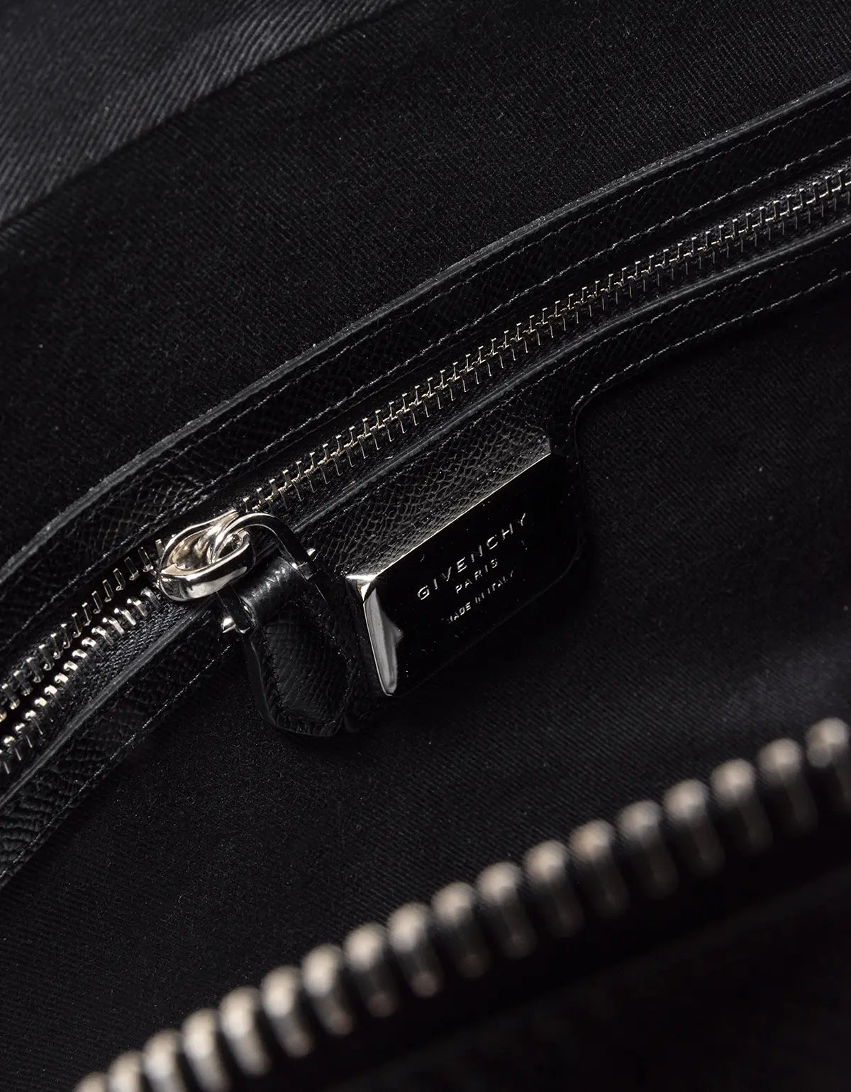 Givenchy Black Leather Briefcase with Shoulder Strap