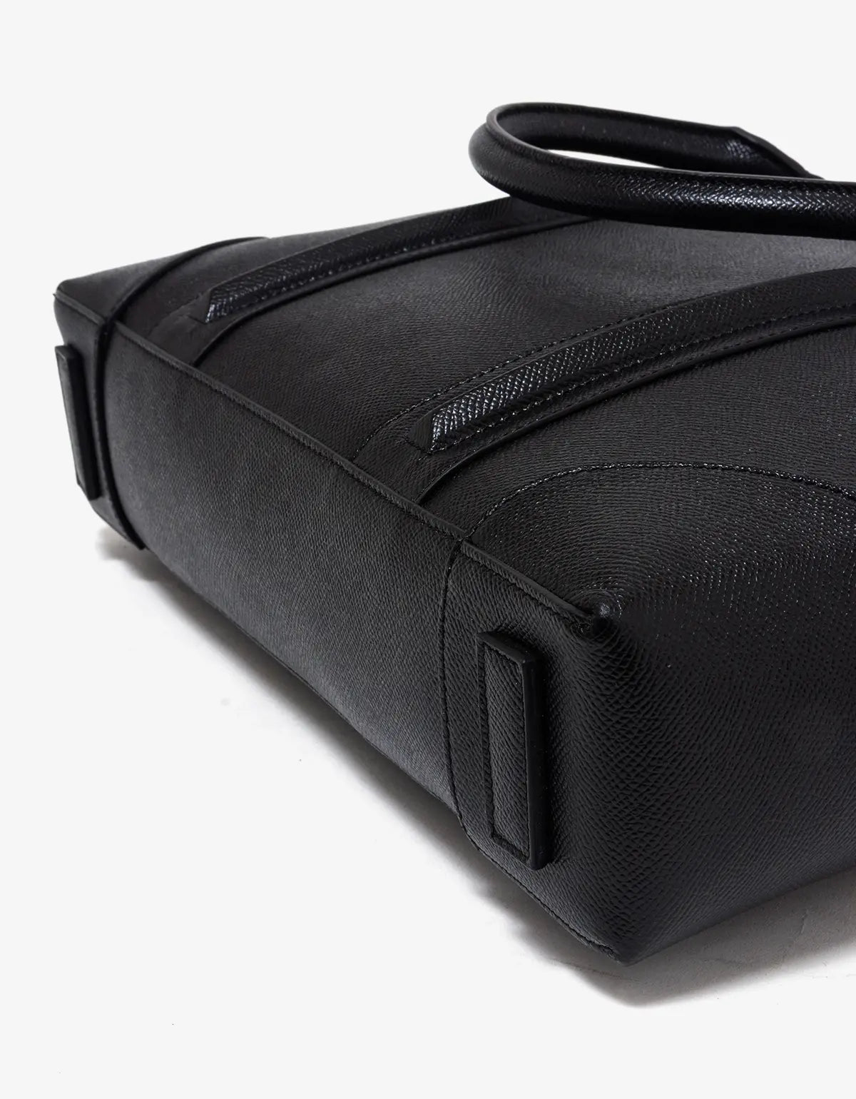 Givenchy Black Leather Briefcase with Shoulder Strap
