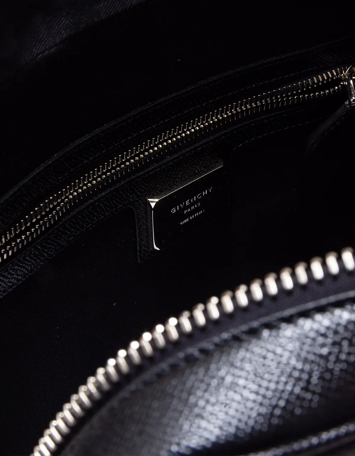 Givenchy Black Leather Briefcase with Shoulder Strap