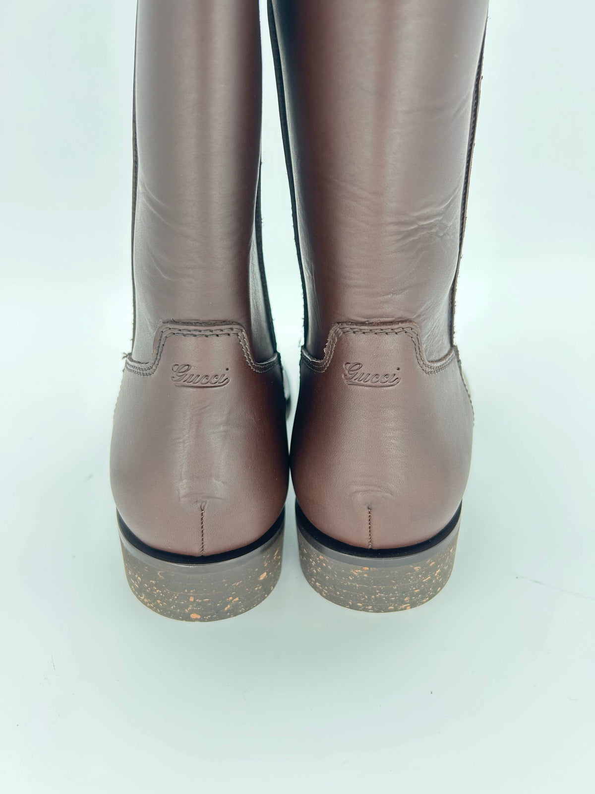 Gucci Brown Leather Riding Boot — AW05 Archive, Made in Italy