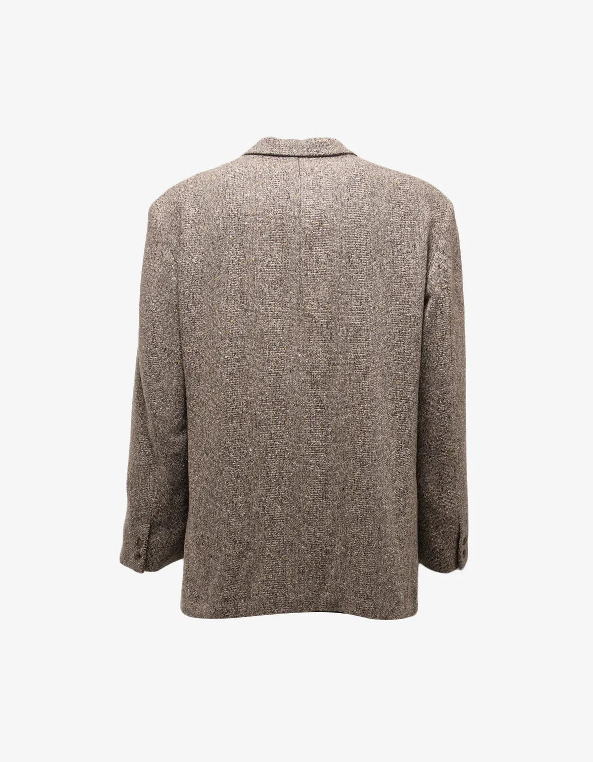 Issey Miyake Beige Marl Wool Blazer ME 49-FD048