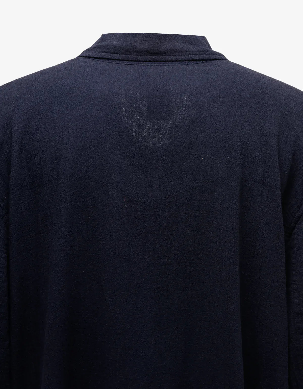 Issey Miyake Navy Blue Linen Work Overshirt ME57 - FD034