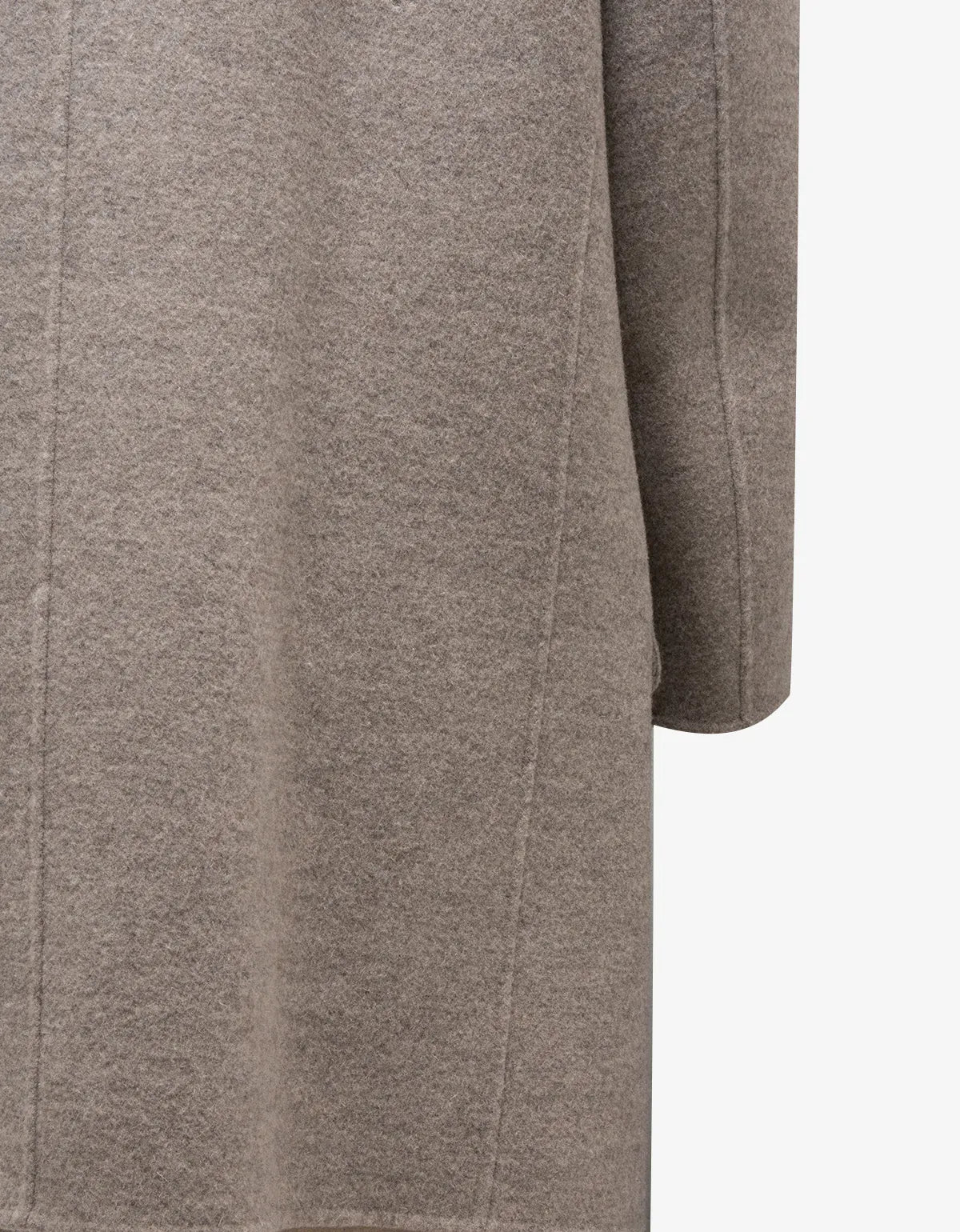 Issey Miyake Wool Coat With Waxed Fur Collar ME 69-FA154