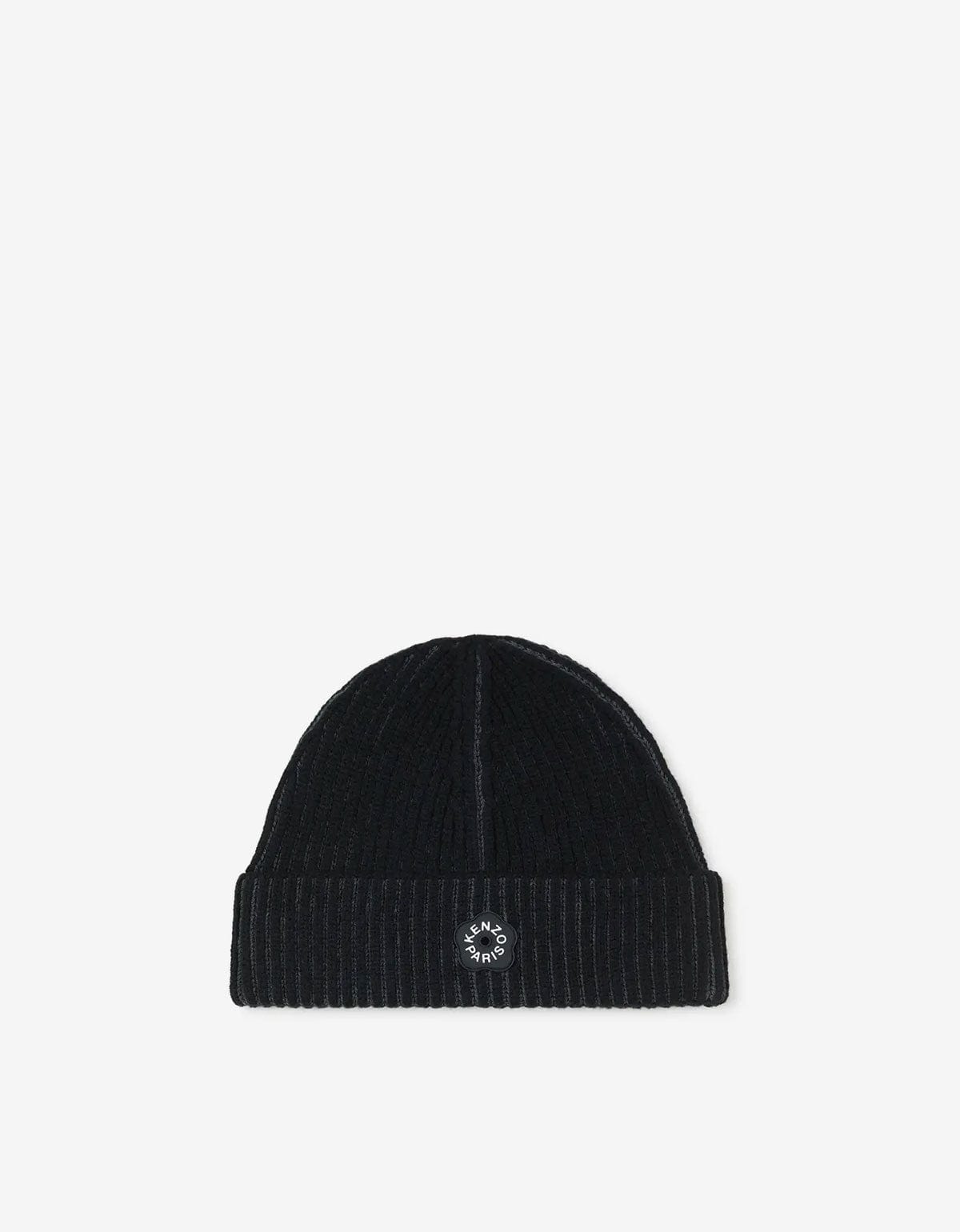 Kenzo 'Boke Flower 2.0' Black Beanie Hat FF68BU200KWA 99