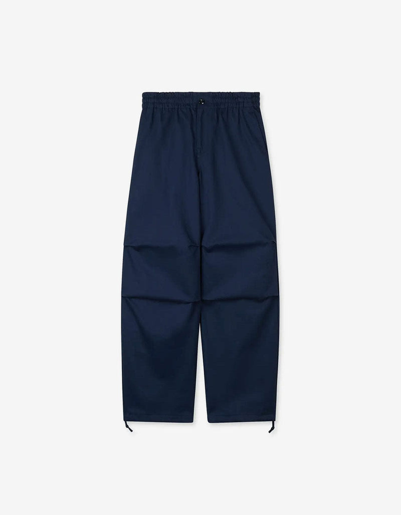 Kenzo Blue Elasticated Herringbone Trousers FG55PA5089OD 76