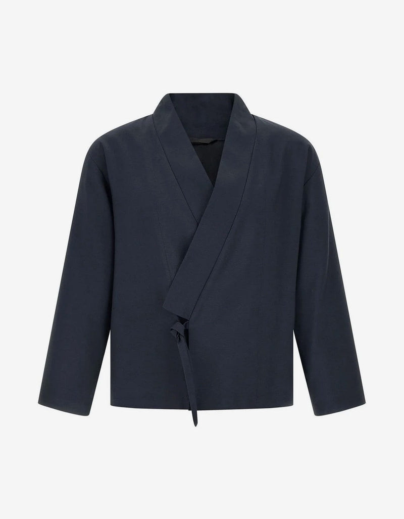 Kenzo Blue Kimono Jacket FG55VE1409TX 76