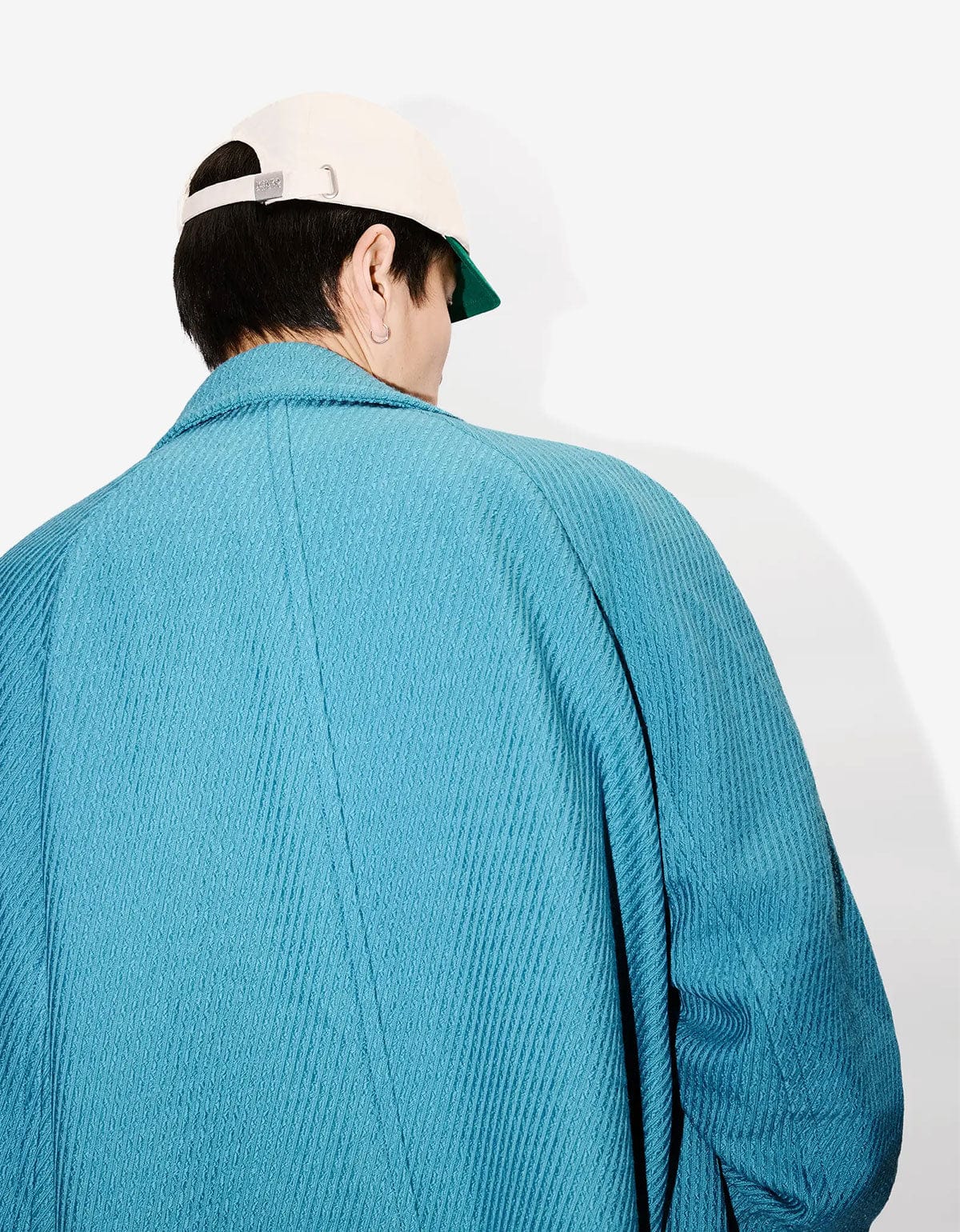 Kenzo Blue Wool Wrap Coat FF65MA0529PM 67