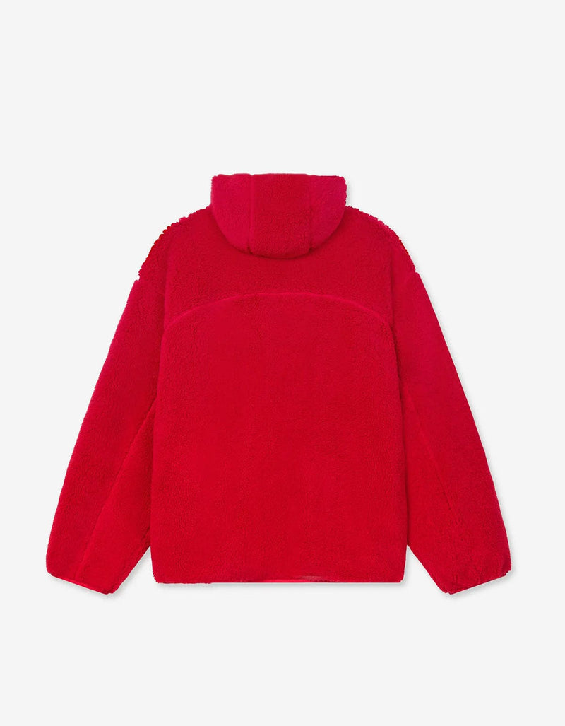 Kenzo Boke Flower 2.0 Red Fleece Blouson FF65BL5504FP 21