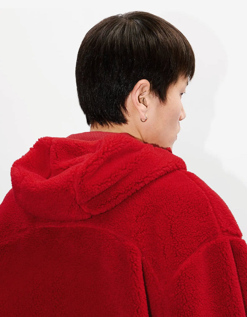 Kenzo Boke Flower 2.0 Red Fleece Blouson FF65BL5504FP 21