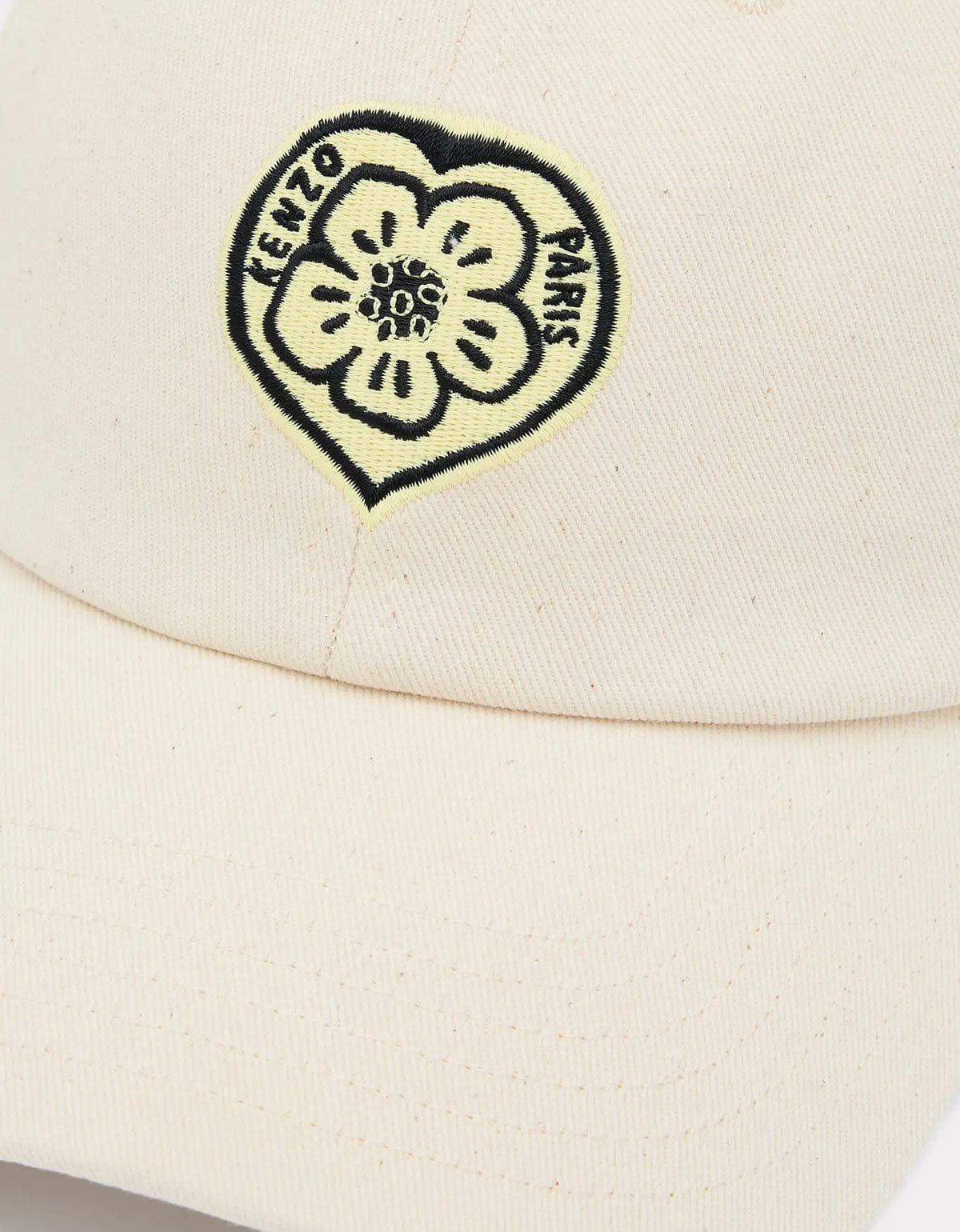 Kenzo Boke Heart Beige Embroidered Cap FG58AC201F44 11