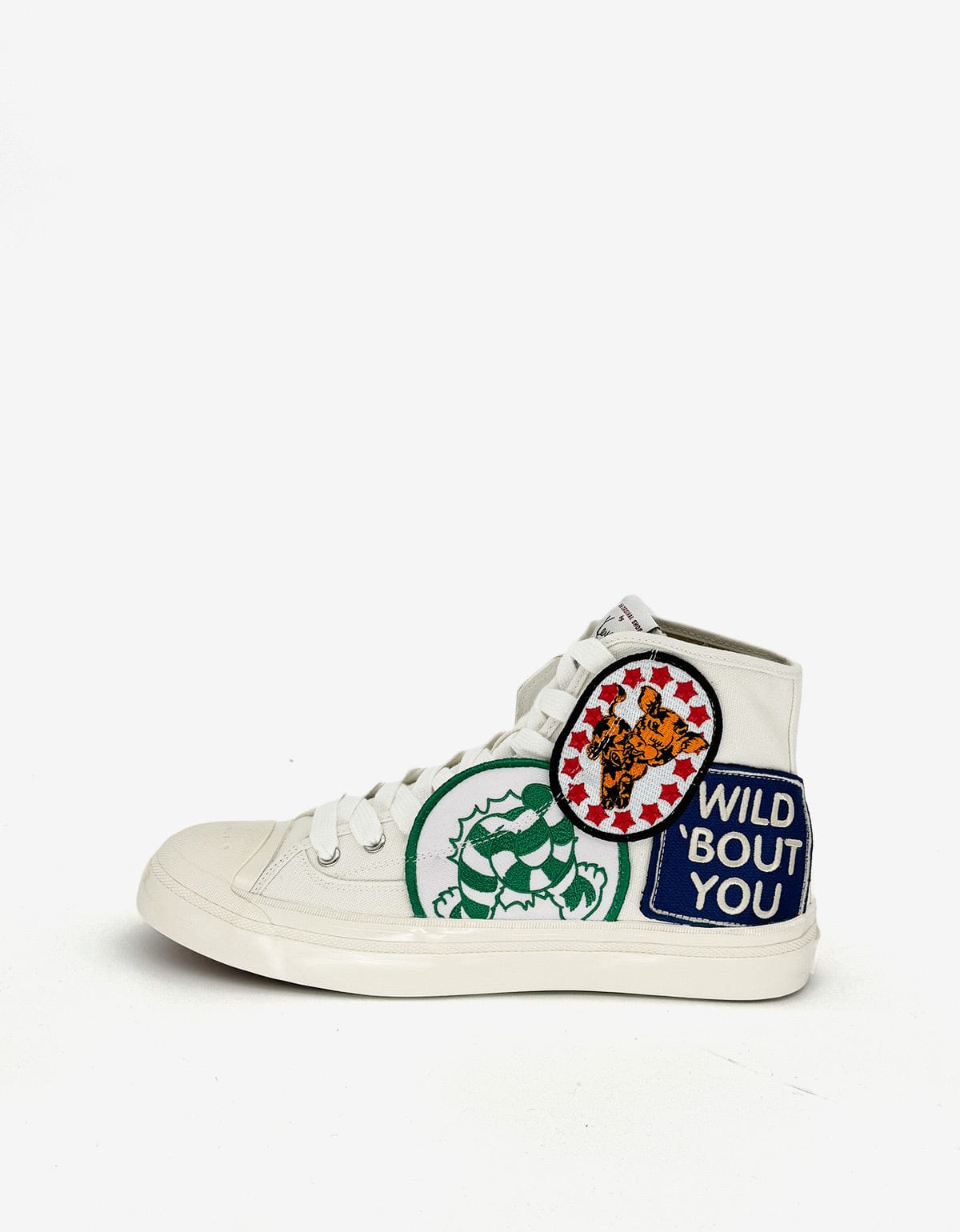 Kenzo Hoshi White High Top Trainers FG55SN027F67 MU