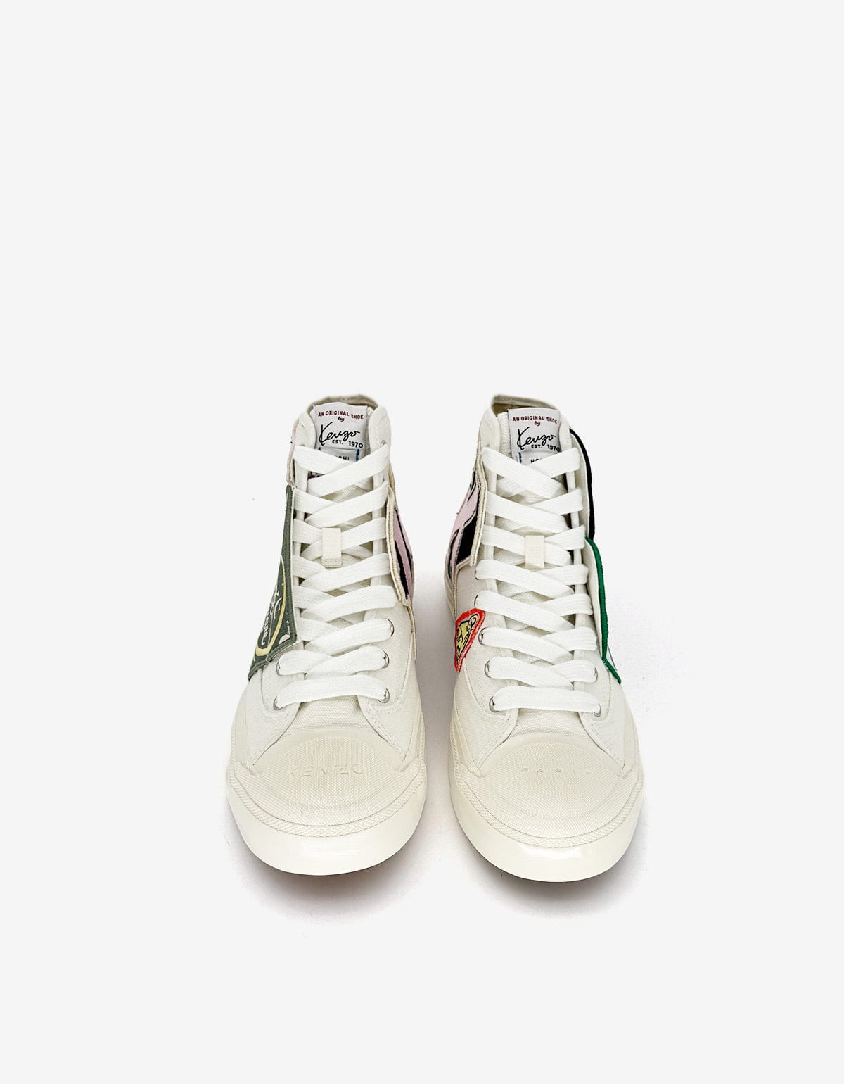 Kenzo Hoshi White High Top Trainers FG55SN027F67 MU