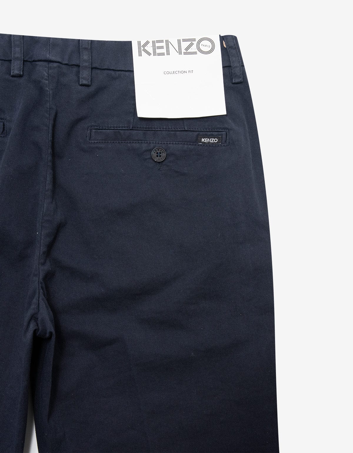 Kenzo Navy Blue Chino Trousers