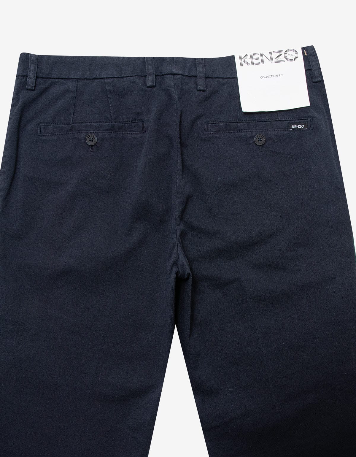 Kenzo Navy Blue Chino Trousers
