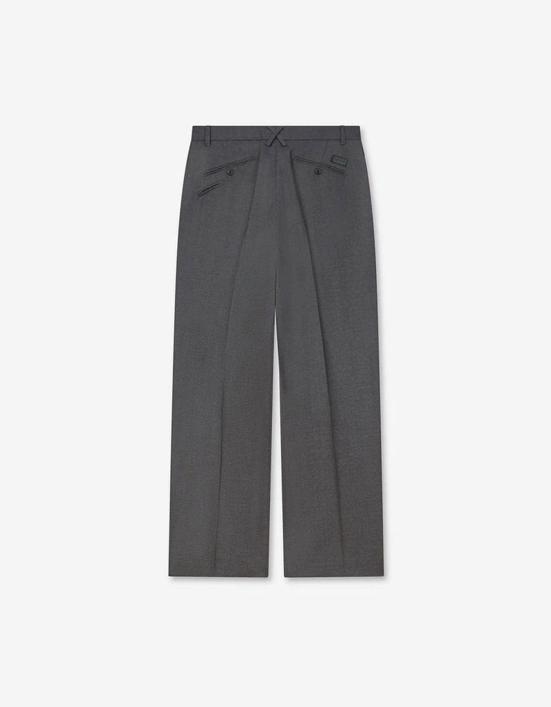 Kenzo Weave Taupe Wool Jaquard Tailored Pants FF65PA3689ID 92