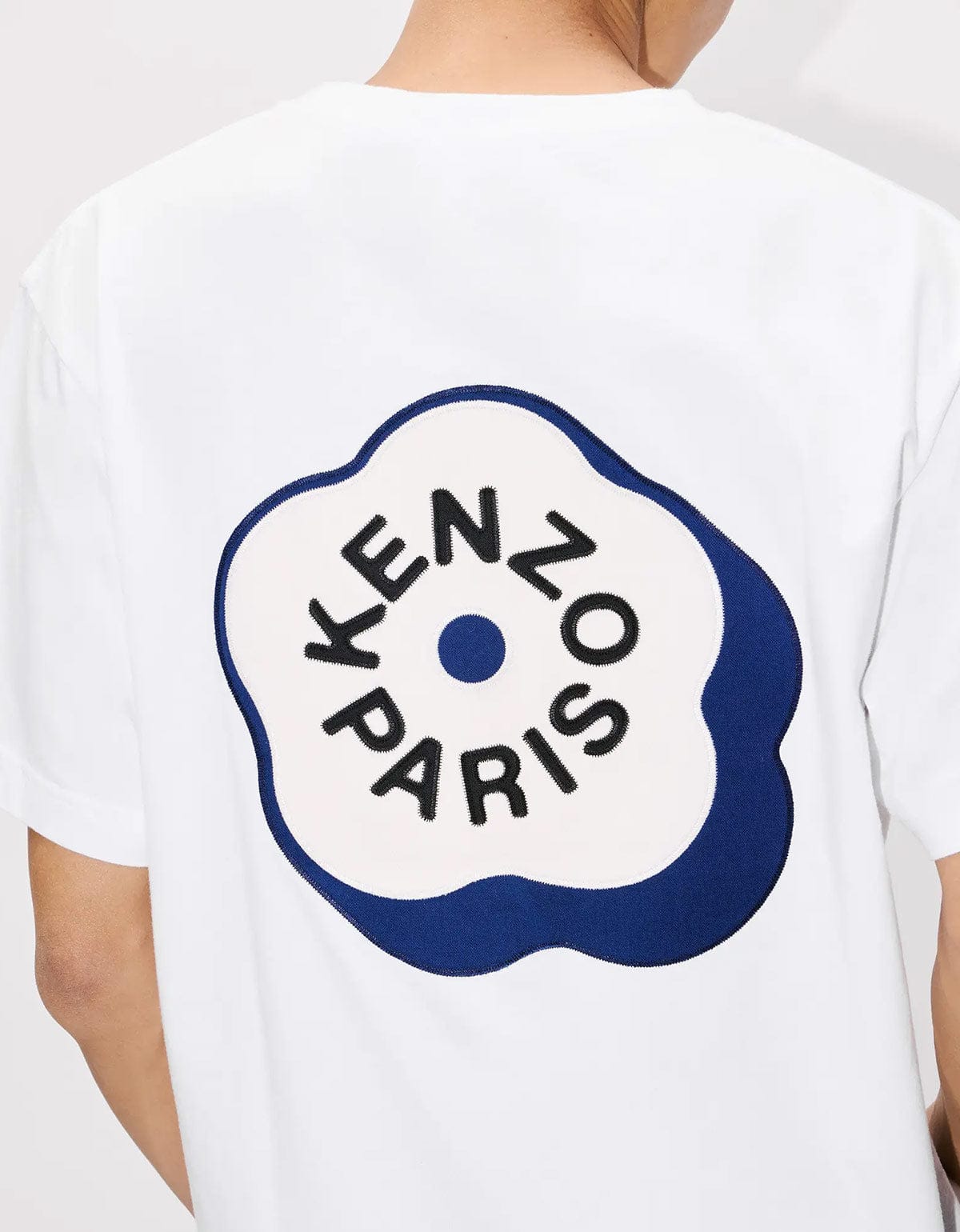 Kenzo White Boke Flower 2.0 Embroidered Oversized T-Shirt – Zoo