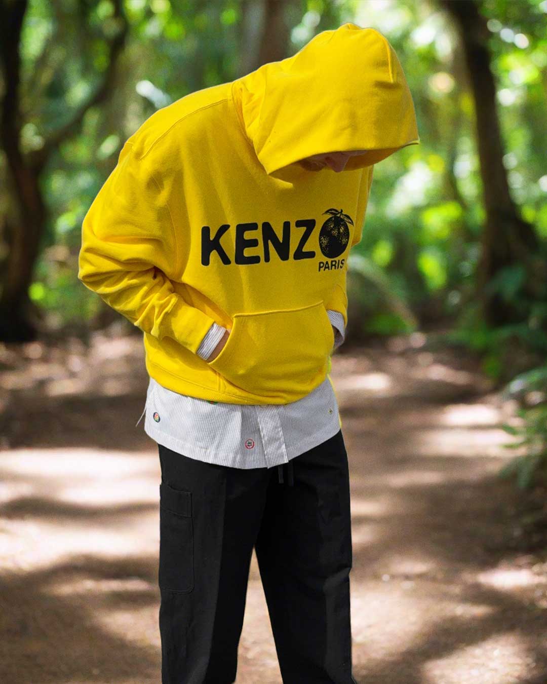 Kenzo Orange Hoodie. Kenzo shirt, Kenzo t-shirt, kenzo, sweatshirt, Kenzo Verdy