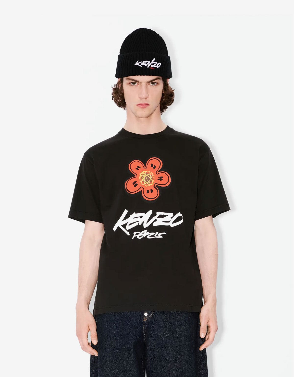 Kenzo x Futura 2000 Black Boke Flower Logo T-Shirt – Zoo
