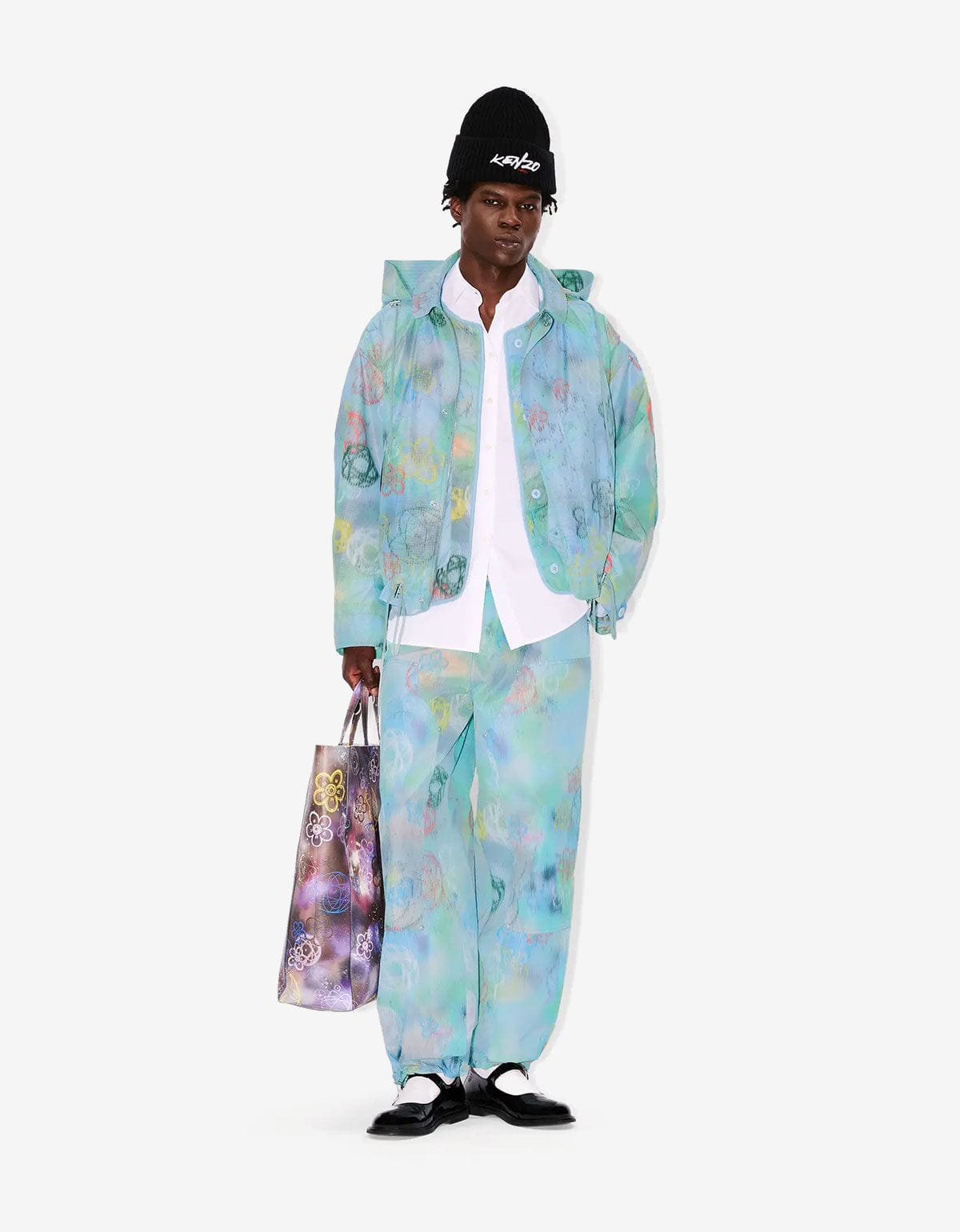 Kenzo x Futura 2000 Blue Double Knee Pants