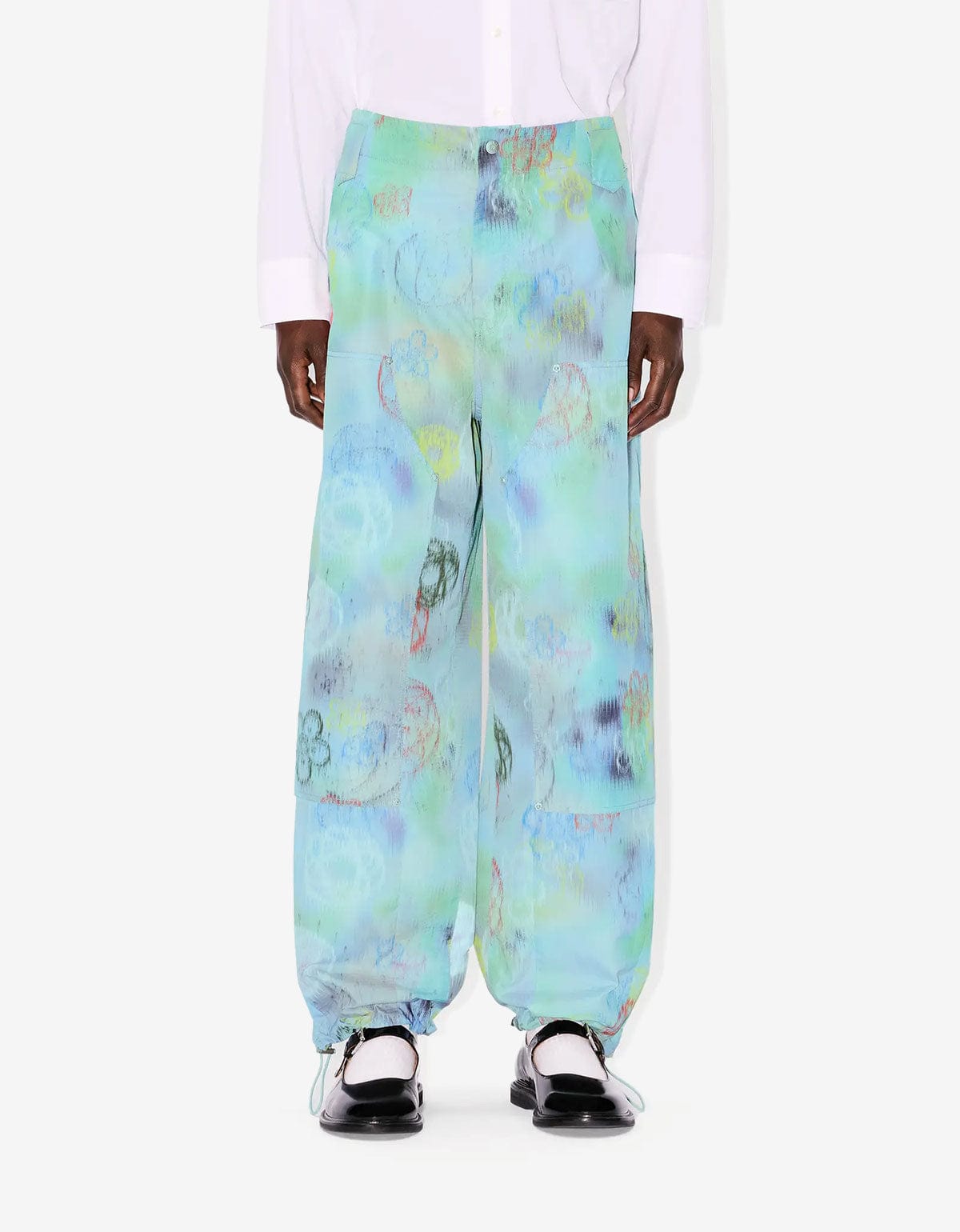Kenzo x Futura 2000 Blue Double Knee Pants – mens designer fashion