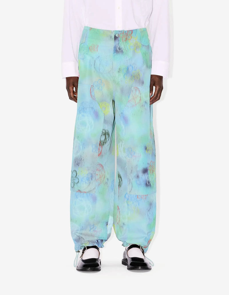 Kenzo x Futura 2000 Blue Double Knee Pants