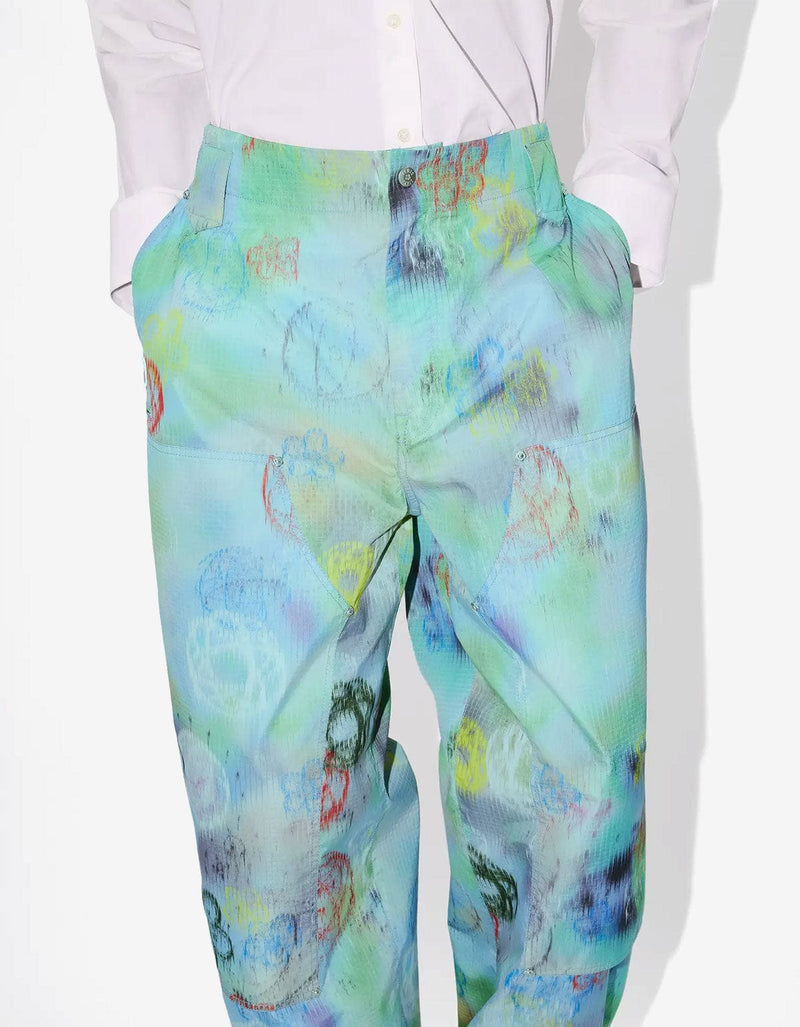Kenzo x Futura 2000 Blue Double Knee Pants