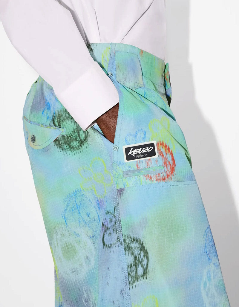 Kenzo x Futura 2000 Blue Double Knee Pants