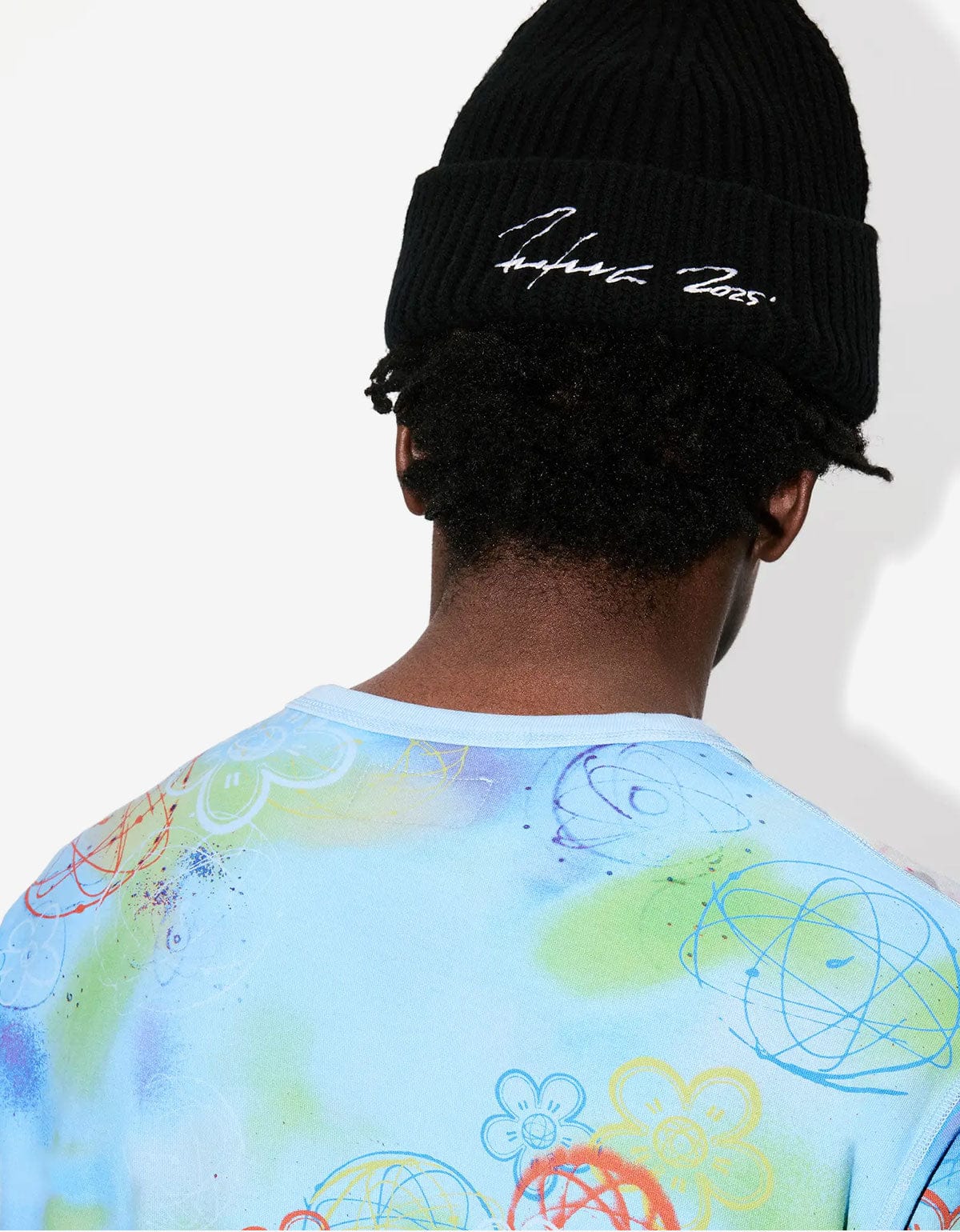 Kenzo x Futura 2000 Blue Reversible T-Shirt FF65TS2584SG 63