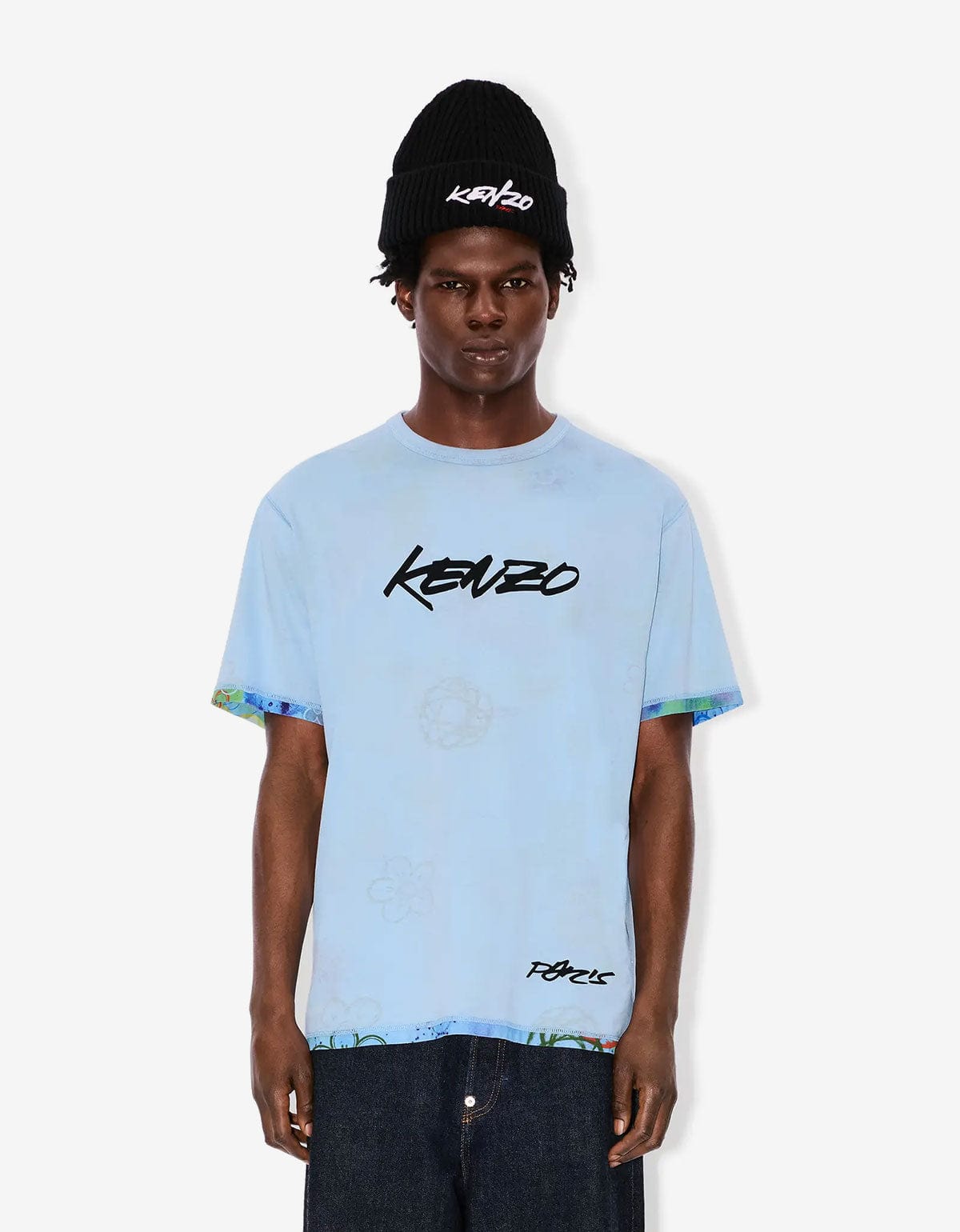 Kenzo x Futura 2000 Blue Reversible T-Shirt FF65TS2584SG 63