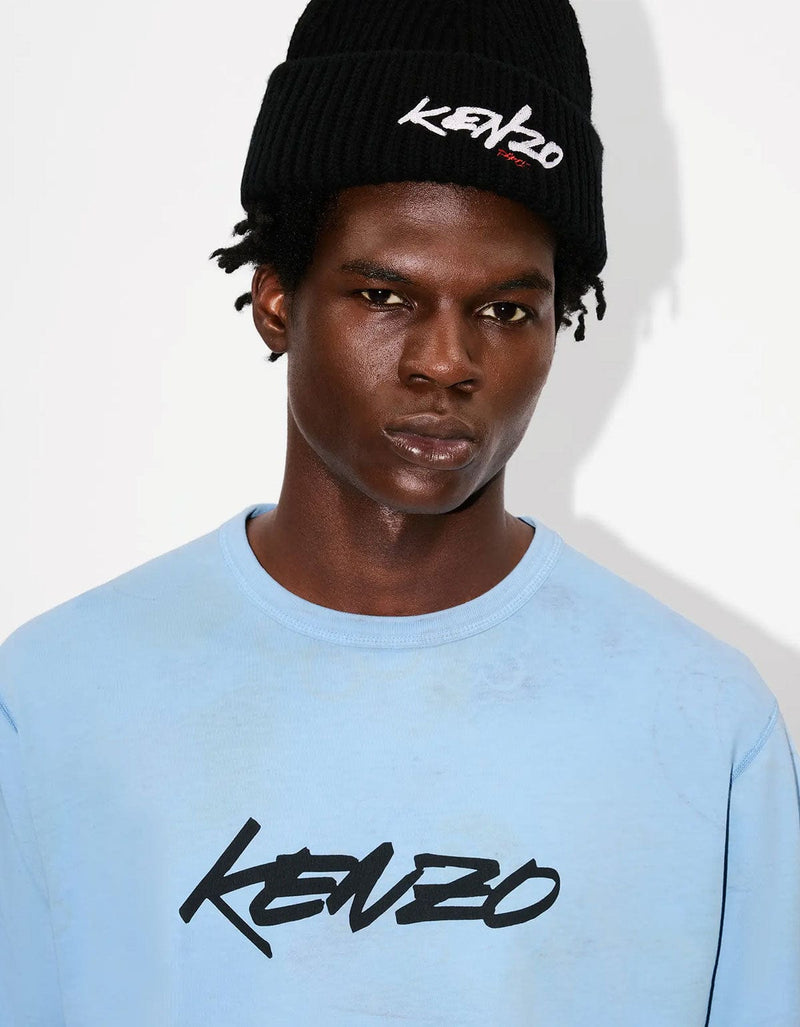 Kenzo x Futura 2000 Blue Reversible T-Shirt FF65TS2584SG 63