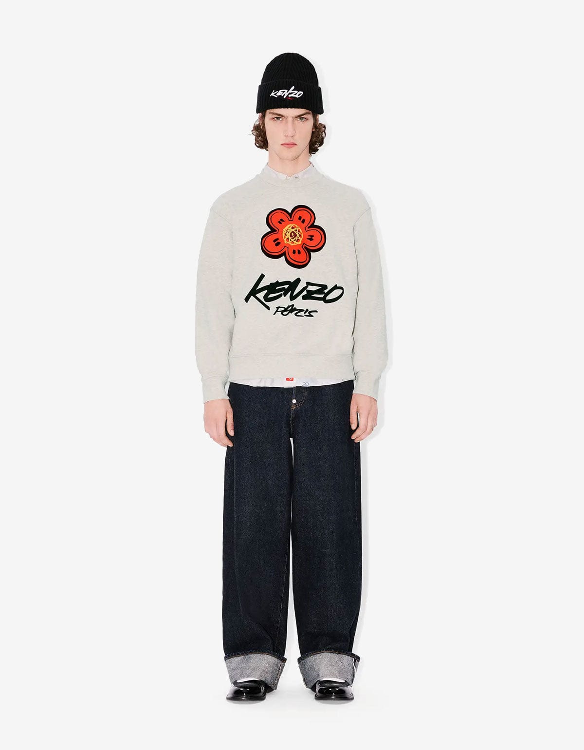 Kenzo x Futura 2000 Grey Boke Flower Logo Sweatshirt – Zoo
