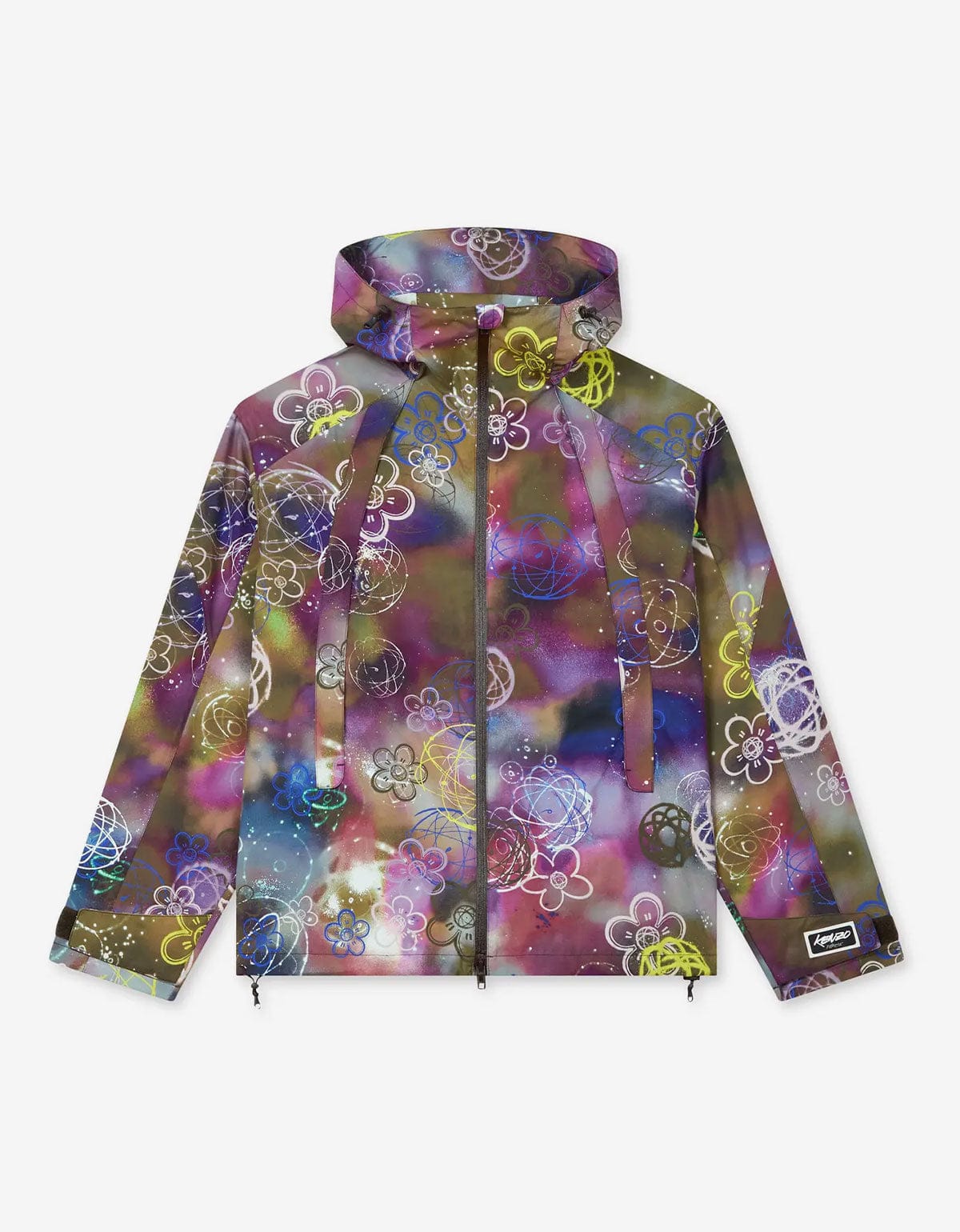 'Kenzo x Futura 2000' Khaki Short Windbreaker FF65BL1779ND 50 